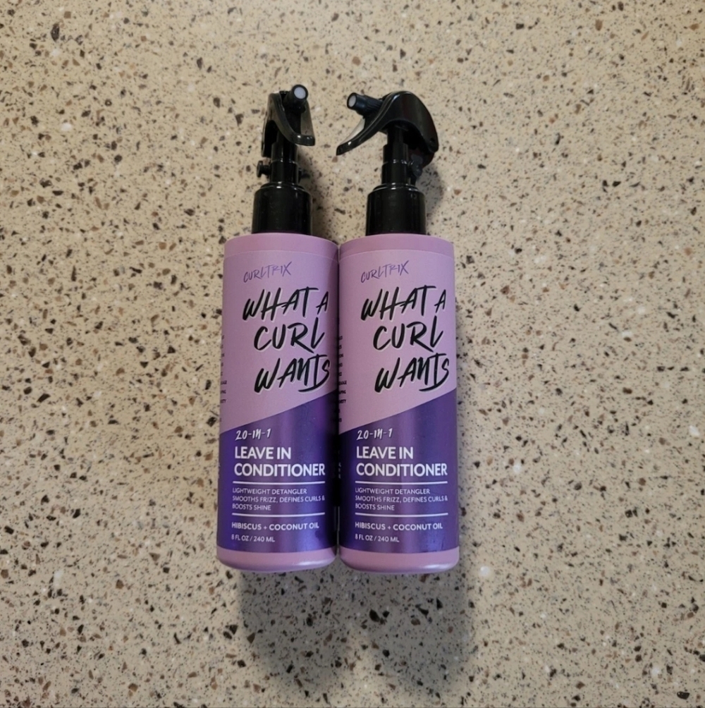 2 Curltrix What A Curl Wants 20 In 1 Leave In Conditioner Hibiscus + Coconut Oil